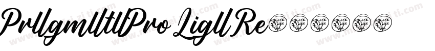 PragmataPro Liga Re字体转换